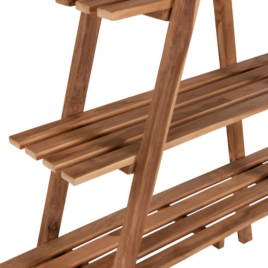 Bookcase Stam Natural 120x33x180cm