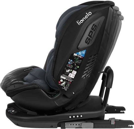 Lionelo Bastiaan RWF Baby Car Seat i-Size with Isofix Gray Stone 0-36 kg