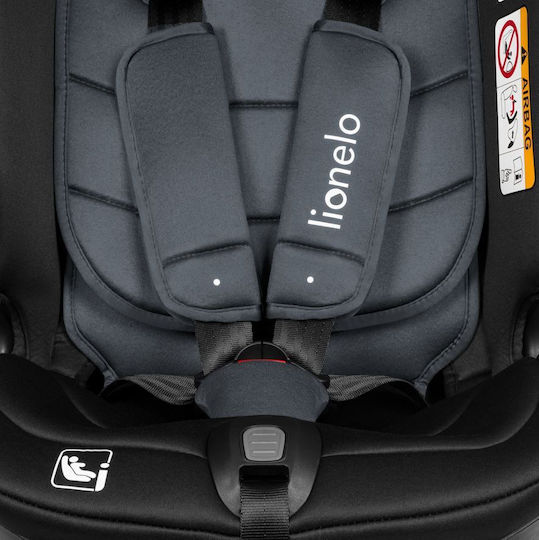 Lionelo Bastiaan RWF Baby Car Seat i-Size with Isofix Gray Stone 0-36 kg