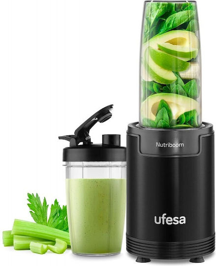 Ufesa BS2500 Nutriboom Μπλέντερ με Κανάτα Tritan 500 ml 900W Μαύρο