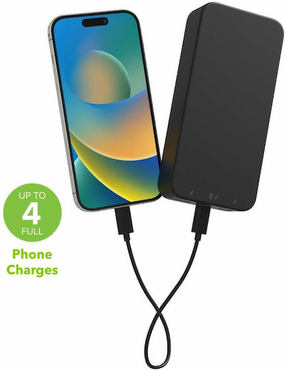 Mophie Powerstation 2023 20000mAh 20W με Θύρα USB-A και Θύρα USB-C Power Delivery Μαύρο