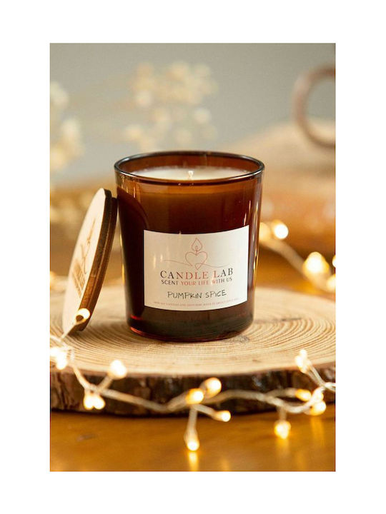 CandleLab Αρωματικό Κερί Σόγιας σε Βάζο με Άρωμα Pumpkin Spice 180gr