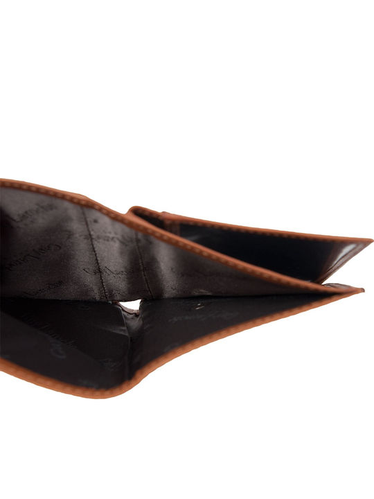 Small Leather Women's Wallet Classic Tabac Brown