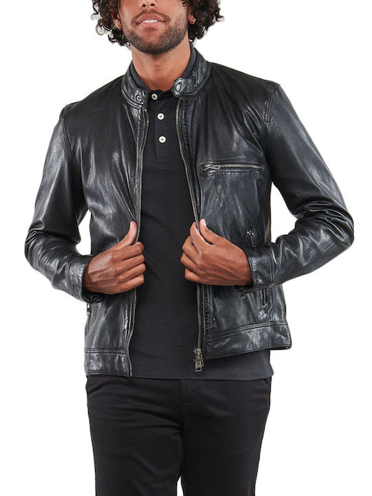 Oakwood Men's Winter Leather Jacket Black