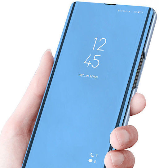 Hurtel Clear View Book Plastic Blue (Redmi 10C)