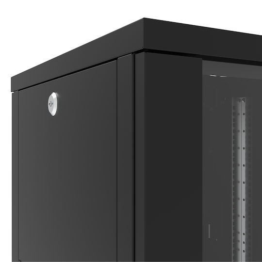 Canovate Επιδαπέδια Καμπίνα Rack 16U 60x60cm Μαύρο CSN-U-9-1666A