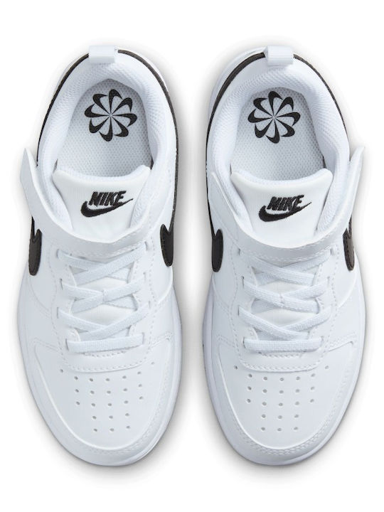 Court Borough Kinder Sneakers mit Klettverschluss Weiß