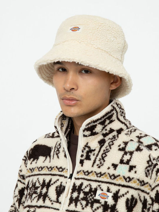 Dickies Red Chute Υφασμάτινo Ανδρικό Καπέλο Στυλ Bucket Λευκό