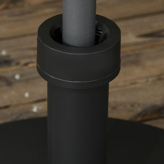 Outsunny Umbrella Stand made of Plastic in Black Color 45x45x33cm