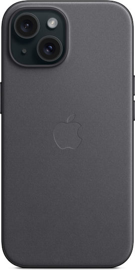 Apple Back Cover Fabric Black (iPhone 15)