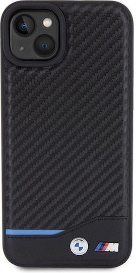 BMW 6.1" Back Cover Leather Black (iPhone 15)