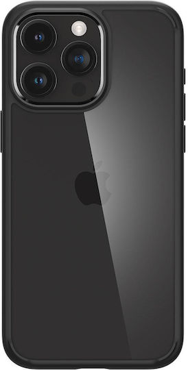 Spigen Crystal Hybrid Задна корица Пластмаса / Силикон матово черно (iPhone 15 Pro)