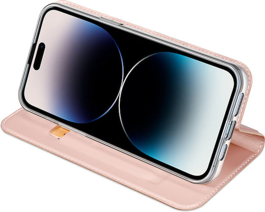 Dux Ducis Skin Pro Buchen Sie Synthetisches Leder Schwarz (iPhone 15 Pro Max)