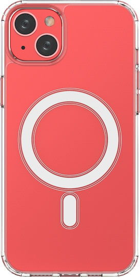 Magnet Back Cover Tempered Glass Μαγνητικό Διάφανο (iPhone 15 Plus)