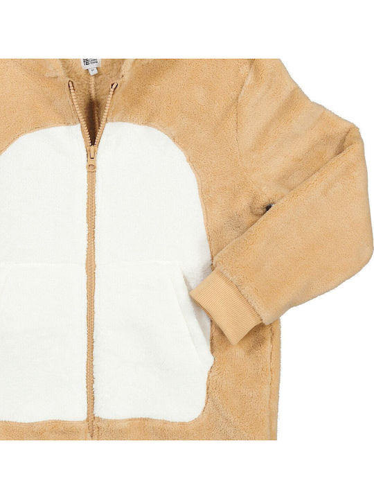 La Redoute Collections Детска цяла пижама Зимна Кафяв