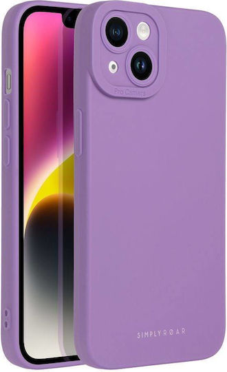 Roar Luna Back Cover Σιλικόνης Μαγνητικό Μωβ (iPhone 15)