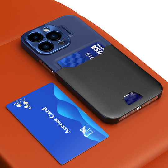 Leather Back Cover Plastic / Synthetic Leather / Leather Blue (Galaxy S23 Ultra)