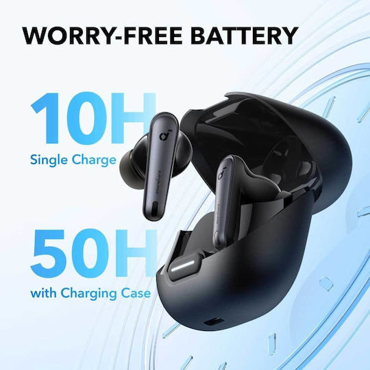 Soundcore by Anker Liberty 4 NC In-ear Bluetooth Handsfree Earphones with Sweat Resistance and Charging Case Black