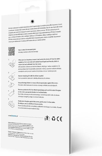 Blue Star 5D Закалено стъкло за цялото лице Черен (iPhone 15)