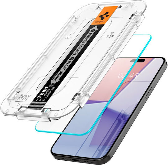 Spigen tR EZ Fit 2-pack 0.2mm Tempered Glass 2pcs (iPhone 15 Pro)