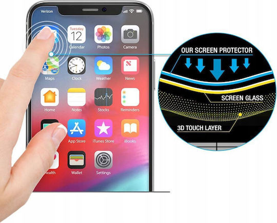 Hofi Glass Full Face Tempered Glass Negru (Apple iPhone 15 Pro)