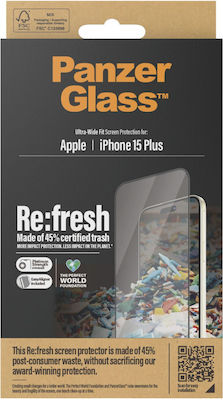 PanzerGlass Re:fresh Gehärtetes Glas (iPhone 15 Plus / 16 Plus)