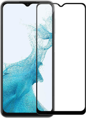 Mocolo 4G 5G Full Glue Full Face Tempered Glass Μαύρο (Samsung Galaxy A14 4G / 5G)