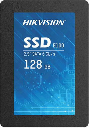 Hikvision E100 SSD 128GB τύπου 2.5'' με σύνδεση SATA III HS-SSD-E100/128GB