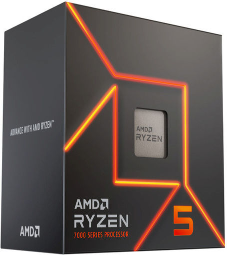 AMD Ryzen 5 7600 3.8GHz Επεξεργαστής 6 Πυρήνων για Socket AM5 σε Κουτί με Ψύκτρα