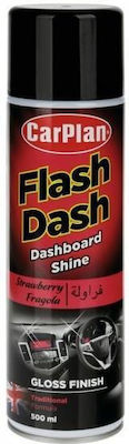 Car Plan Flüssig Glänzen / Reinigung / Schutz für Kunststoffe im Innenbereich - Armaturenbrett mit Duft Erdbeere Flash Dash Gloss 500ml FDS772