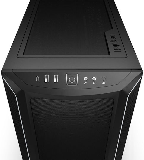 Be Quiet Shadow Base 800 DX Gaming Midi Tower Κουτί Υπολογιστή με Πλαϊνό Παράθυρο και RGB Φωτισμό Μαύρο