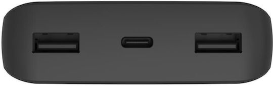 Mophie Essentials Powerstation 20000mAh με 2 Θύρες USB-A και Θύρα USB-C Γκρι