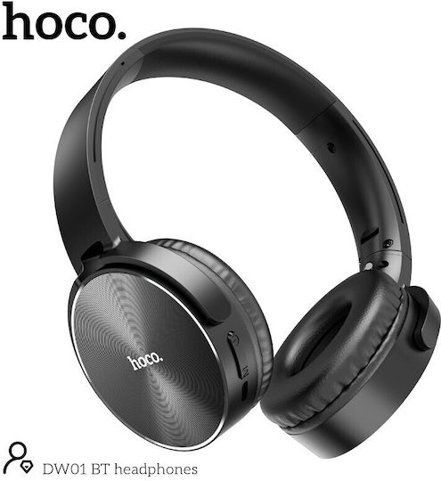 Hoco Dw01 Безжични Bluetooth On Ear Слушалки с Радио с 4 часа Работа Черни