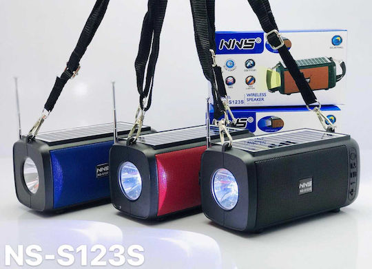 NS-123S Ηχείο Bluetooth 5W με Ραδιόφωνο Μαύρο