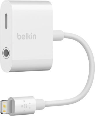 Belkin Convertor USB-C masculin în 3.5mm / USB-C feminin Alb (NPA004BTWH)