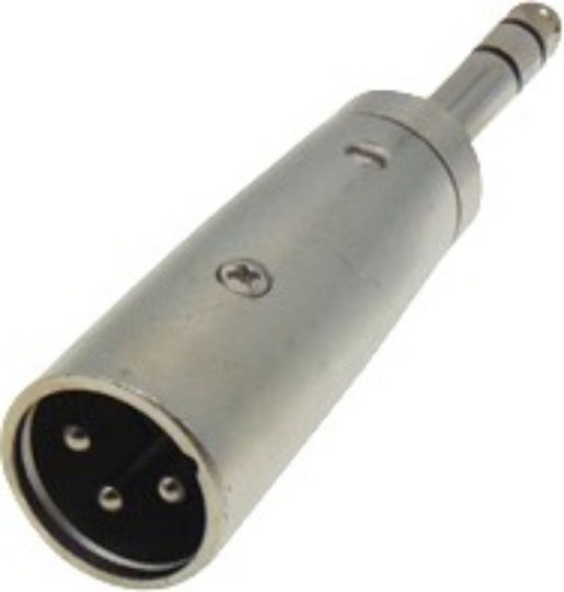 Pairdeer Converter XLR Male to 6.3mm Male Silver 1 Piece 02.009.0007