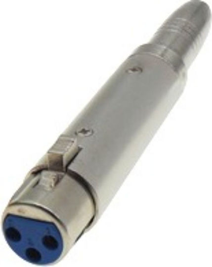 Pairdeer Конвертор XLR женски към 6.3mm женски Сребрист 1 брой 02.009.0010