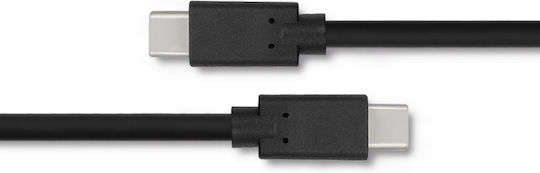 Qoltec USB 3.1 Cable USB-C male - USB-C Μαύρο 2.5m 52352