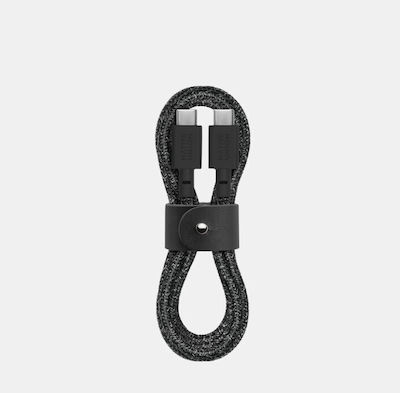 Native Union Belt Braided USB 2.0 Cable USB-C male - USB-C male Black 1.2m