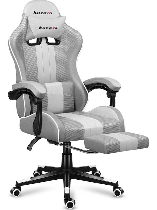 Huzaro Force 4.7 Fabric Gaming Chair with Footrest White Mesh