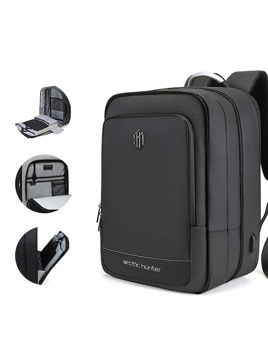 Arctic Hunter B00227L Waterproof Backpack Backpack for 17" Laptop Black