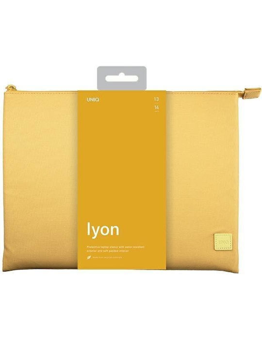 Uniq Αδιάβροχη Θήκη για Laptop 14" σε Κίτρινο χρώμα UNIQ-LYON(14)-CYELLOW