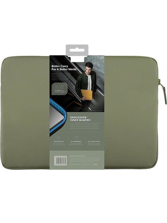 Uniq Αδιάβροχη Θήκη για Laptop 14" σε Πράσινο χρώμα UNIQ-VIENNA(14)-LAUGREEN