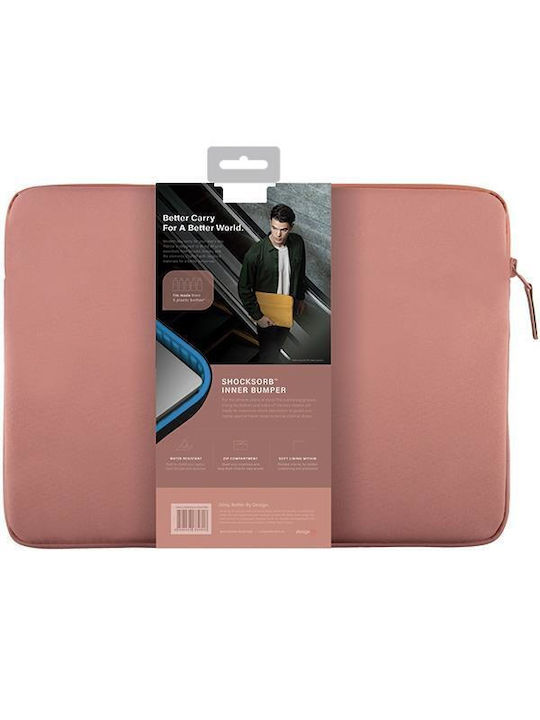 Uniq Αδιάβροχη Θήκη για Laptop 14" σε Πορτοκαλί χρώμα UNIQ-VIENNA(14)-PEAPINK
