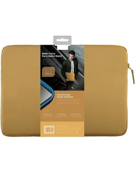 Uniq Impermeabila Geantă Husă pentru laptop 14" în culoarea Galben
