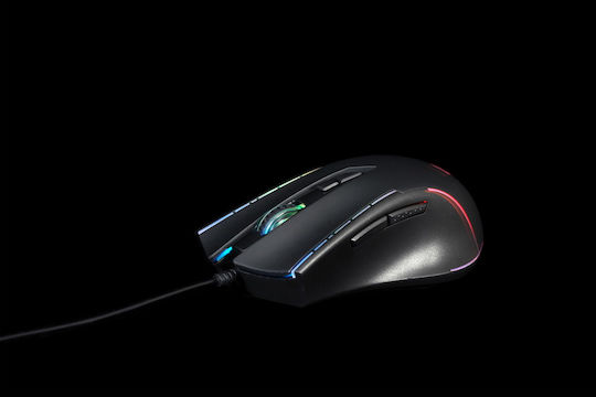 Gembird MUSG-RAGNAR-RX300 RGB Gaming Ποντίκι 12000 DPI Μαύρο