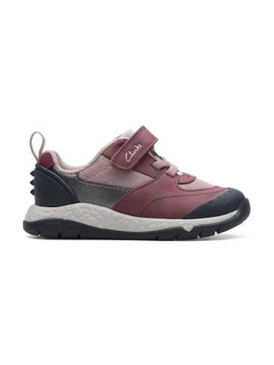 Clarks Kids Sneakers Anatomic Burgundy