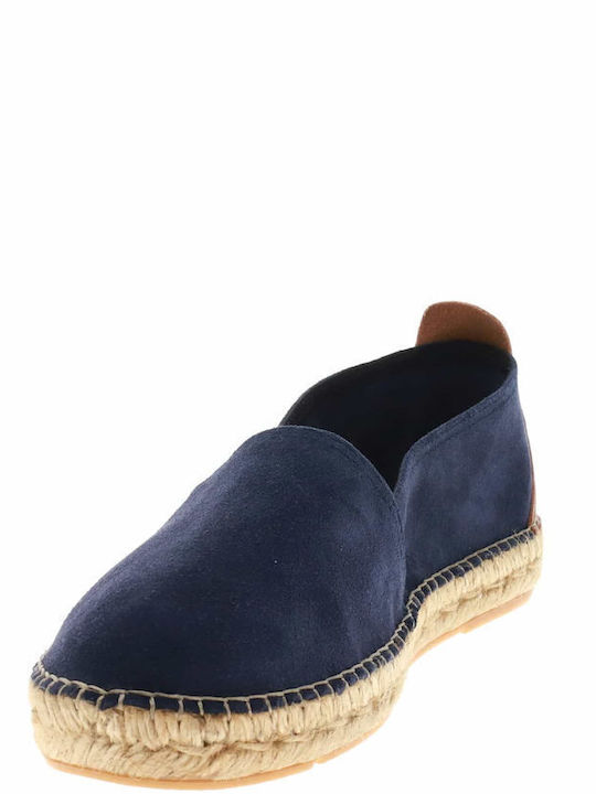 Fabric Men's Espadrilles in Blue Color