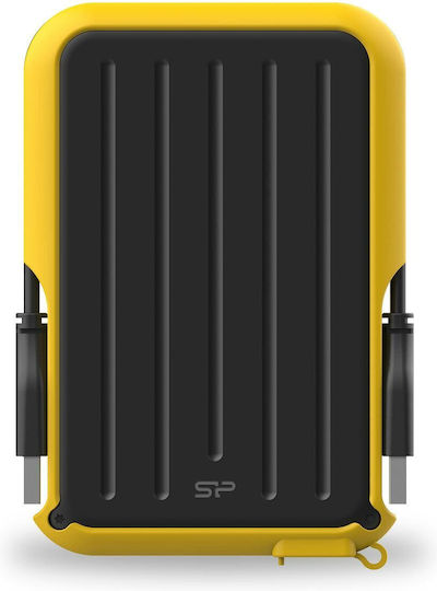 Silicon Power Armor A66 USB 3.2 External 2.5" HDD 4TB Yellow