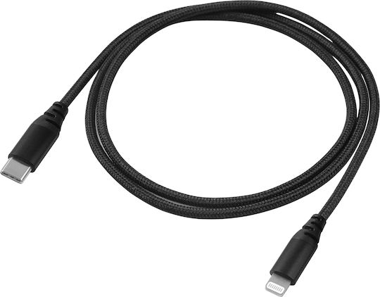 Yenkee USB-C to Lightning Cable Μαύρο 1m (YCU 631 BK)